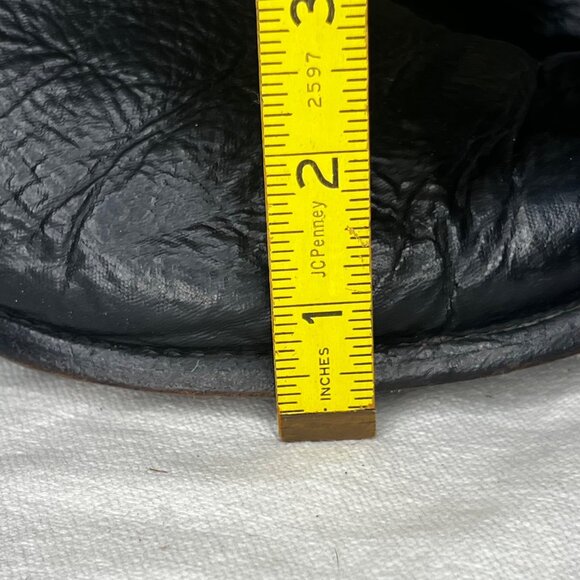 Justin Style 8565 10.5 D Men's Vintage Western Cowboy Boot Embroidered Black USA - Picture 15 of 16